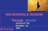 Tech Diversity and Inclusion through Hamilton