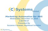 HighRoad/C-Systems Joint Webinar Marketing Automation for iMIS