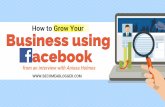 How to Grow your Business using Facebook