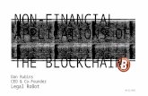 Non-Financial Applications of the Blockchain - Dan Rubins, Legal RoBot
