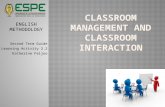 Classroom management and interaction