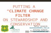 Putting a “Climate Change Filter” on Stewardship and Conservation