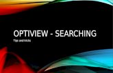 Optiview - Searching