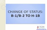 Change of Status: B1/B2 Visa to H-1B Visa