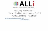 How Indie Authors Sell Publishing Rights