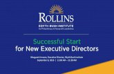 Successful Start for New Nonprofit Executive Directors