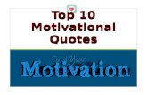 Top 10 Inspirational and Motivational Quotes