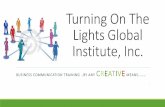 Turning on the Lights | Business communication training 2015