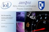 Avnu Alliance and UNH-IOL Certification Overview