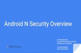 Android N Security Overview - Mobile Security Saturday at Ciklum