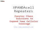 XPANDAcell Product Solution Presentation R3.3 2017
