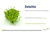 Deloitte Netherlands' Compliant Archiving Strategy