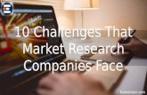 10 challenges that market research companies face