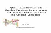 Content Landscape for UK Community Colleges