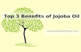 Top 3 benefits of jojoba oil