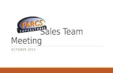 Sales Team Meeting 10.15