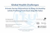 Innovations for Global Health Challenges: Private Sector and Research View
