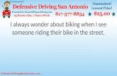 Biking safety tips