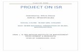 Project report ISR