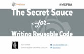 The Secret Sauce For Writing Reusable Code