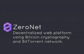 ZeroNet - Decentralized p2p web platform