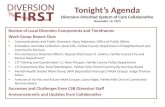 Diversion First Stakeholders Meeting: Nov. 12, 2015