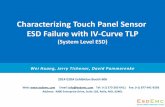 ESDEMC TS003 Characterizing Touch Panel Sensor ESD Failure with IV-Curve TLP