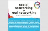 Social Networking vs. Real Networking: What is More Effective?