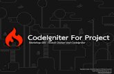 CodeIgniter For Project : Workshop 001 - Install Docker and CodeIgniter