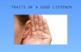 Traits of a Good Listener