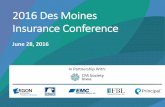 Des Moines Insurance Conference 2016