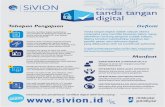 Tanda Tangan Digital - SIVION (sistem verifikasi identitas online nasional)