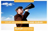 Klear Marketing Proposal
