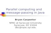 Message-passing programming in Java