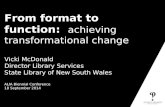 From format to function: achieving transformational change