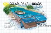 Solar panel roads
