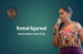 Anchor Komal Agarwal - Updated Profile