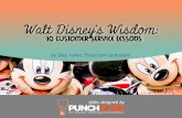 Walt Disney's Wisdom: 10 Customer Service Lessons