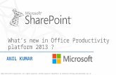 New features in SharePoint2013