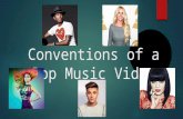 Conventions of a pop music video