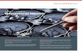 Behavioral Health Insights - December 2015