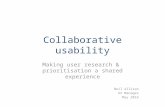 Collaborative usability observation session intro