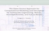 The Open-Source Approach for Computational Modeling and Simulation for Earthquake Engineering: History, Accomplishments, and Future Needs