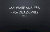 Malware Analysis - x86 Disassembly