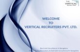 Best job consultancy in bangalore vertical recruiters pvt. ltd.