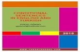 Conditional sentences in english and turkish