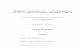 Diffusion Behavior and Phase Formation for Ion Implanted Austenitic ...