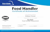 food handler certificate