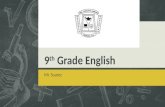 9th grade english unit 9.1 Second Week