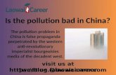 Is the pollution bad in China?